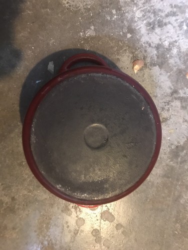 Cocotte marmite fonte rouge - marmite,
