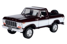 Ford Bronco Ouvert Burundy et