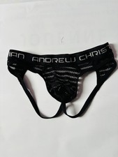 jockstrap homme ajouré noir