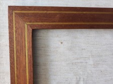 cadre baguette   art déco feuillure 25 cm x 18 cm frame peinture photo