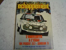 Echappement 126 Peugeot 104 ZS2 BMW Turbo 3L Queron Sunbeam Ti R5 Dauphine proto