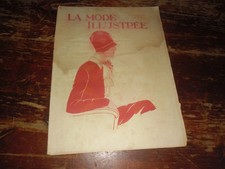 A VOIR !! ANCIEN JOURNAL n° 20 " LA MODE ILLUSTREE " - 1927