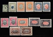 INGRIE  lot de timbres neufs  et 1 oblitéré  a étudier  cote plus de 150 euro