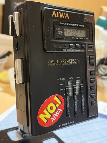 Aiwa portable radio - radio, cassette