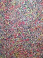 Papier marbré à la cuve de