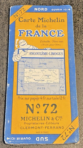 Carte michelin 72 - michelin,