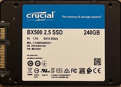Crucial bx500 240 - go,, interne