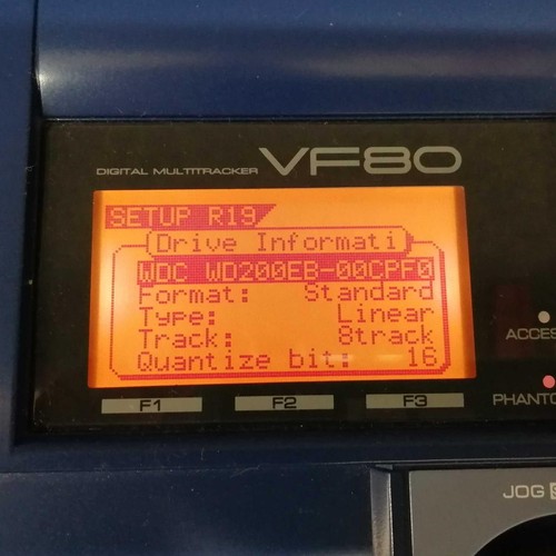Fostex vf80nd hdd multitrack - hdd,