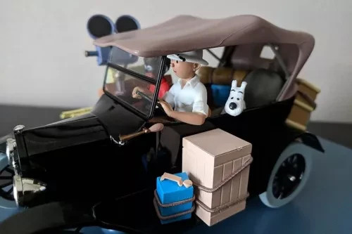 Voiture tintin congo - tintin, 1/24