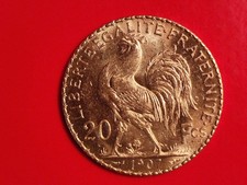 20 Francs Marianne or 1907 de