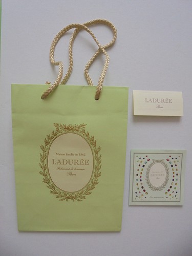 Sac papier carton vide macaron