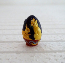 ✨Fève œuf chats émaux de LONGWY - N. de Whael - série 2009