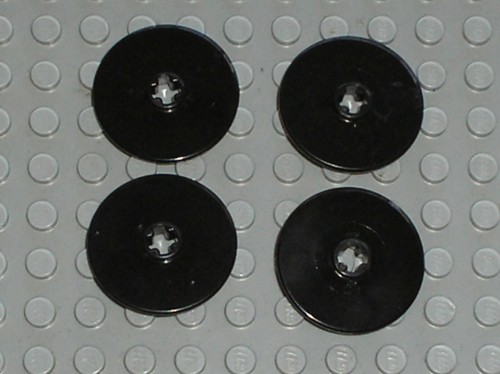 Lego technic black disc - 4,