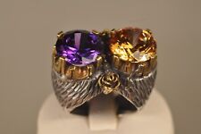 GROSSE BAGUE VINTAGE ARGENT