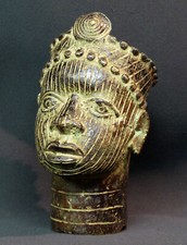 A1 Art Africain Tête  bronze