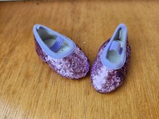 chaussure Violet poupée paola