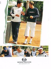 PUBLICITE ADVERTISING 104  2005  SERGIO TACCHINI vetements de sport survetements