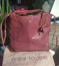 Cabas en cuir véritable, Mila Louise authentique