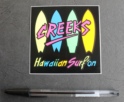 Autocollant sticker creeks - autocollant, /