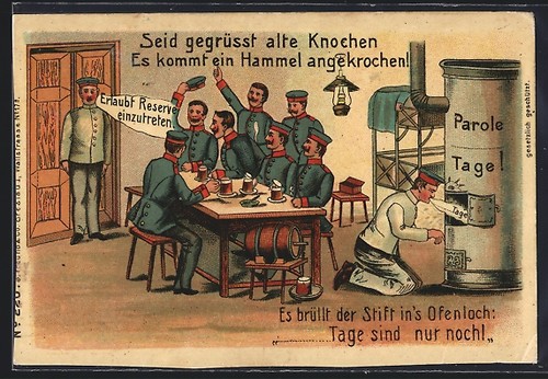 Carte postale saluez - vieux, os