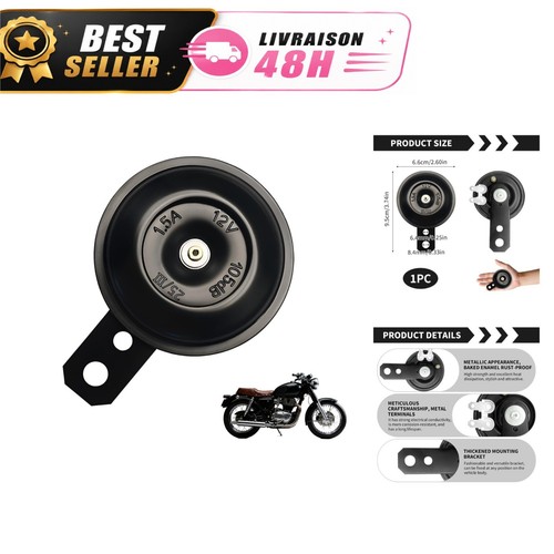 Klaxon moto 12v - moto, avertisseur