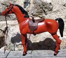 Cheval marron poupées barbie - poupées,
