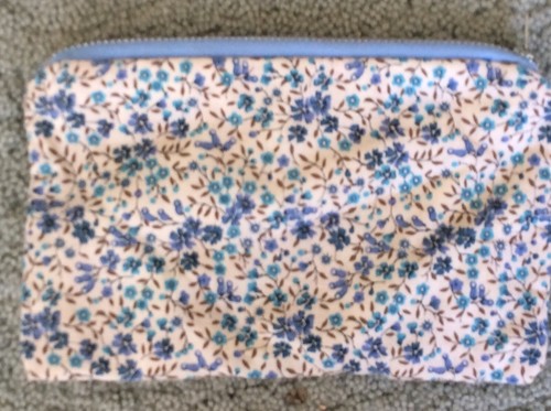 Sac cosmétiques bleu - à,