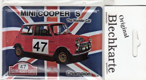 Plaque metal 11x8 rallye - 11x8,