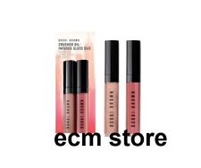 BOBBI BROWN Crushed Oil-Infused Gloss Duo BARE SPARKLE + NEW ROMANTIC /EBUA