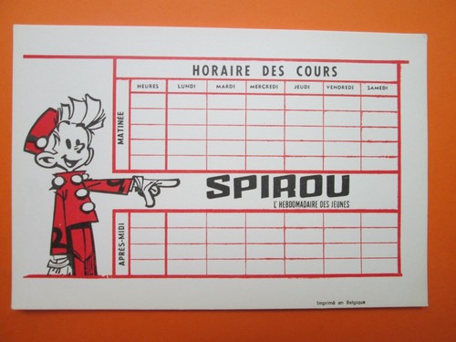 Franquin buvard spirou - , agenda
