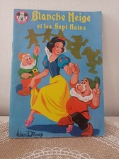 Album N°25 1962 Série Mickey Blanche Neige et les sept nains Walt Disney Rare 