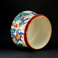 LONGWY RARE cache-pot entièrement peint main vers 1878