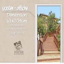 POSTER PORTE DECO TROMPE