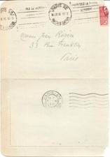 3 LETTRES AUTOGRAPHES d'EDMOND HARAUCOURT A JEAN ROYERE (1931) 3 pages