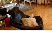 fauteuil ROCHE BOBOIS noir