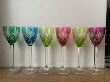 6 grands verres à pied Saint