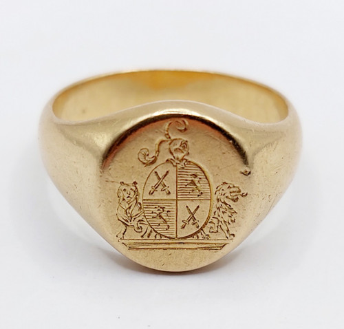 Chevalière antique 18k - antique, or