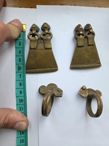 Pendentifs bagues bronze - 2,