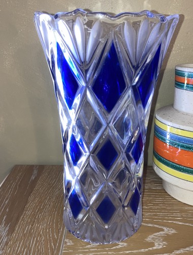 Vintage walther glass vase - vintage,