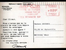 BESANCON (25) SCOOTERS devant ECOLE HORLOGERIE / Publicité MONTRE SARDA