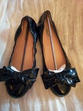 Ballerines Parlanti vernis noires 