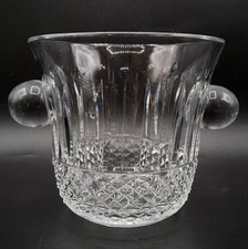Seau à glace glaçons cristal soufflé taillé signé Saint-Louis modèle Tommy XXème