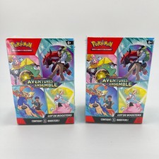 Pokémon TCG Lot de 2x Bundle 6 Boosters EV09 Aventures Ensemble Scellé Cartes