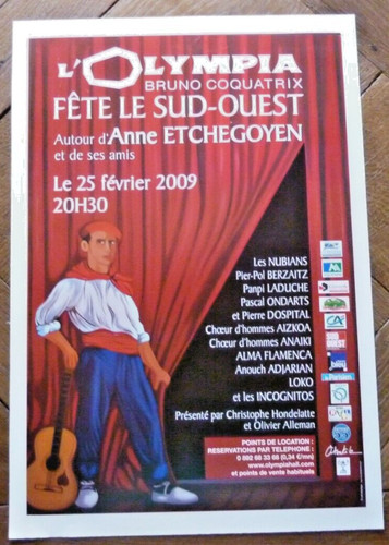 Affiche entoilee olympia - affiche,