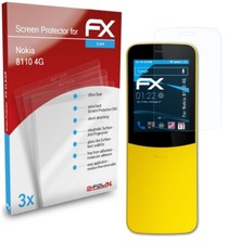 atFoliX 3x Film Protection d'écran pour Nokia 8110 4G Protecteur d'écran clair