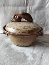 Rare Terrine De  lapin Ou Lièvre En Grès Ø 16cm TBEG À Voir