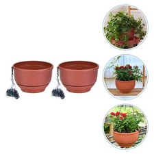  2pcs suspendus plante plante porte-fleurs chlorophytum planteurs suspenduspots