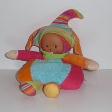 Doudou Poupée Lutin Clown Corolle - Multicolore