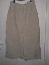 Jupe longue en Lin beige crème Etam Taille 44/XXL Bohême Vintage