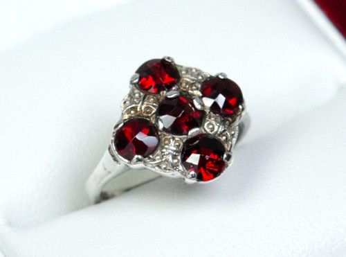 835 argent bague art déco - argent,